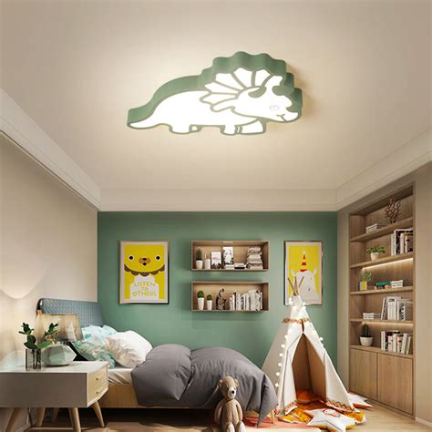 Modern Cool Kid Lighting Dinosaur Flush Mount Ceiling Lamp ... Our playroom gets so much light due to the large windows and facing, but.