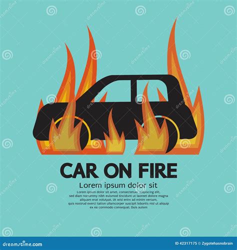 Car On Fire Clip Art Cliparts