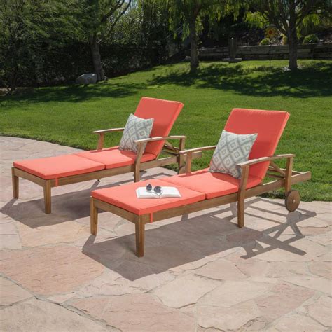 Check spelling or type a new query. Noble House Giancarlo Teak 2-Piece Wood Outdoor Chaise ...