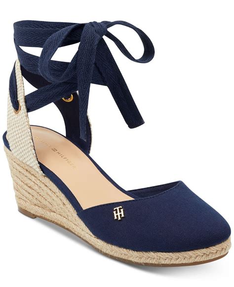 Tommy Hilfiger Nowell Wedges in Navy (Blue) - Lyst