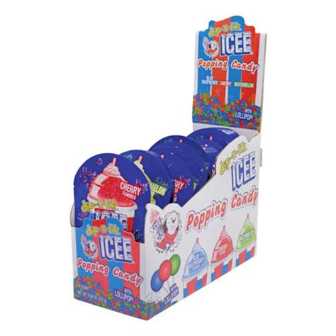 Icee Popping Candy With Lollipop 053oz 108ct I Got Your Candy