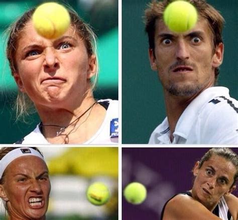Tennis Players Before They Hit The Ball Funny Pictures Really Funny