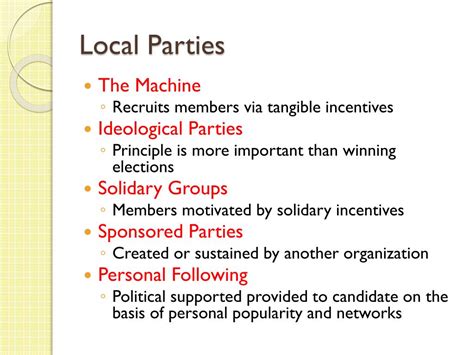 Ppt National Party Structure Today Powerpoint Presentation Free