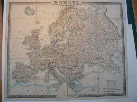 Europe Cruchley Cruchleys New Map Of Europe 1821 1850 Catawiki