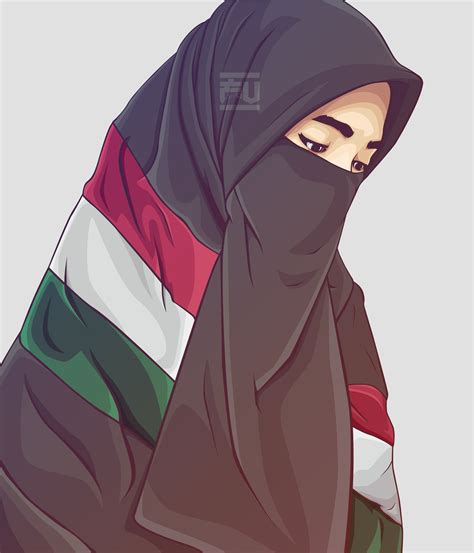 Gambar Kartun Anime Hijab