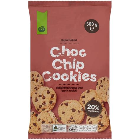 Calories In Woolworths Choc Chip Cookies Calorie Counter Australia