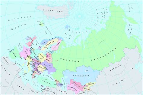 Political Map Of Eurasia — European Environment Agency