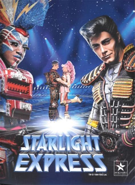 Starlight express is a rock musical by andrew lloyd webber (music) and richard stilgoe (lyrics), with later revisions by don black the starlight express itself fills the role of the fairy godmother. Programmheft STARLIGHT EXPRESS - BOCHUM 2015/2016, EUR 12,00 --> Musical, Playback, Playbacks ...