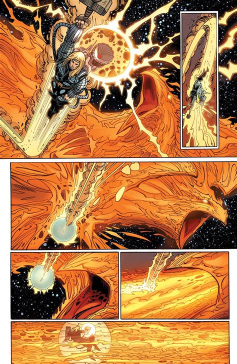 Thor Vs Phoenix Force By Walt Simonson Thor Super Herói Herói