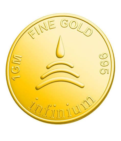Infinium 24kt 1g 995 Purity Bis Hallmarked Ganesha Gold Coin Buy
