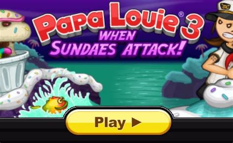 Papa Louie 3 When Sundaes Attack Play Papa Louie 3 When Sundaes