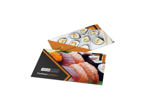 Use of restaurant business cards. Outstanding Sushi Restaurant Business Card Template ...