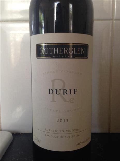 2013 De Bortoli Durif Rutherglen Estate Australia Victoria North