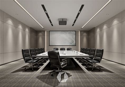 Boat shaped conference room table. Office Decor Professional Interior Design is extremely ...