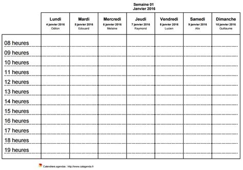 Emploi Du Temps Hebdomadaire Vierge Imprimer Tout Degorgement
