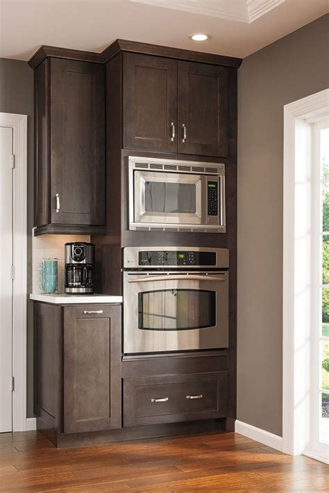 It is a small microwave, you can either place it on the. Oven Microwave Cabinet - Aristokraft Cabinetry | Kitchen ...