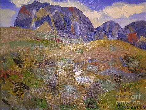 Abstract Mountain Landscape Painting By Robyn Louisell Fine Art America