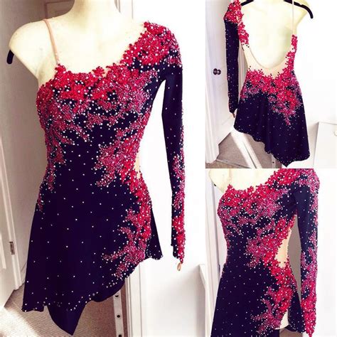 Custom Designed Tango Ice Dance Dress For Merriam Lisamckinnon