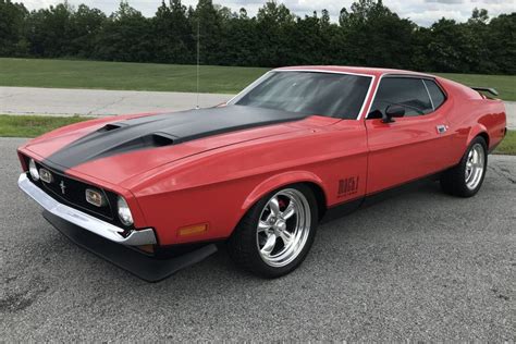 For Sale 1972 Ford Mustang Mach 1 Bright Red 351ci Cleveland V8 4