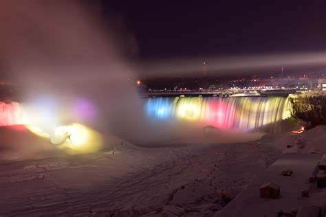 Niagara Falls Frozen Night By Handerson Koerich On 500px
