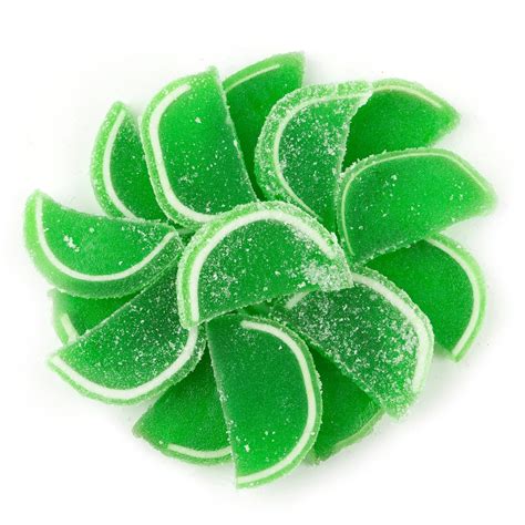 Passover Lime Green Jelly Fruit Slices • Passover Marshmallows Gummy