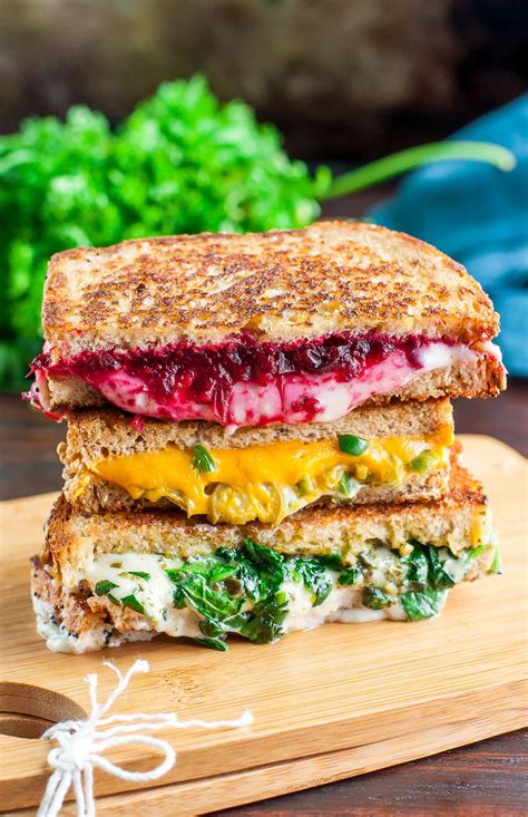 Vegan Grilled Cheese Sandwiches Three Ways Peas And