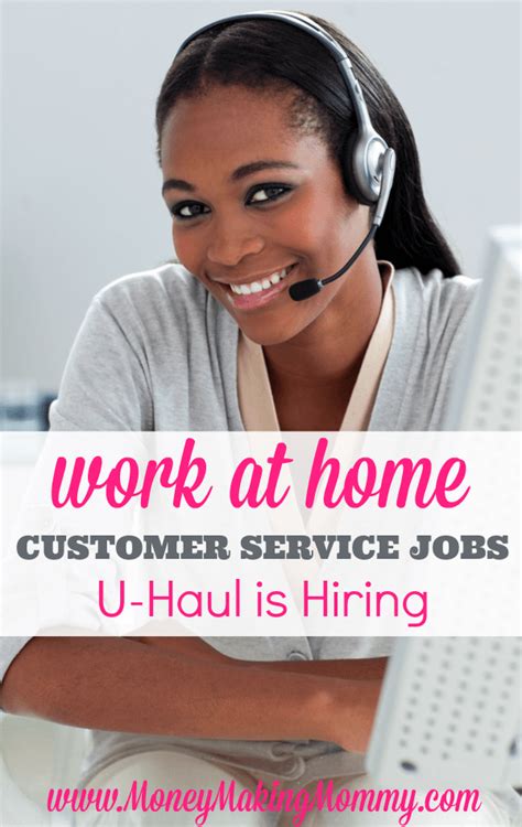 U Haul Offers Work At Home Jobs Full Time And Part Time