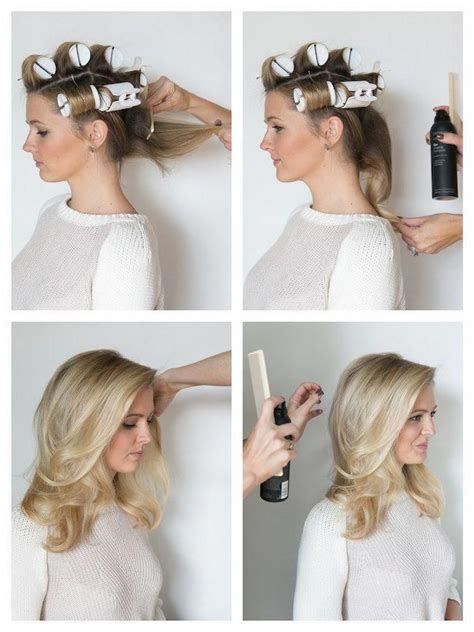 Using Hot Rollers To Create A Mega Voluminous Look Is Easier Than It Sounds The Trick Is To