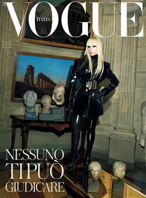 Donatella Versace Covers Vogue Italia March By Mert And Marcus — Anne Of