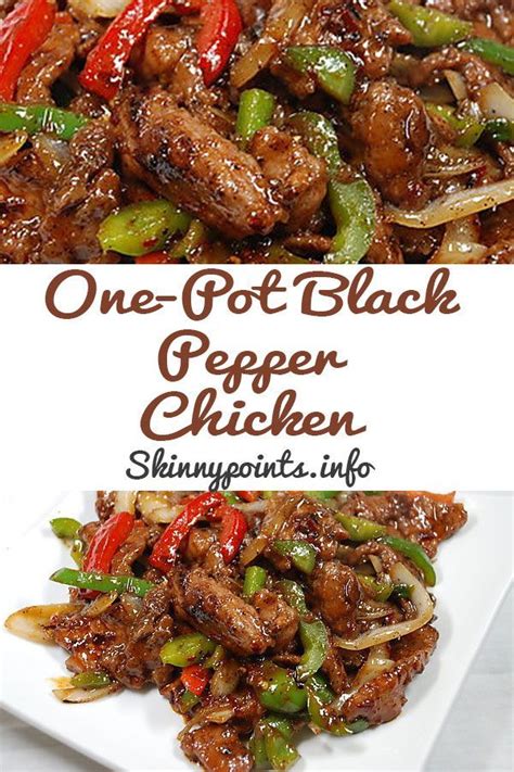 ¼ cup coconut aminos (such as bragg). One-Pot Black Pepper Chicken | Stuffed peppers, One pot ...