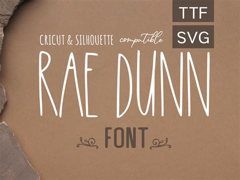 Rae Dunn Inspired Alphabet Svg Fonts Farmhouse Font Svg Skinny Etsy