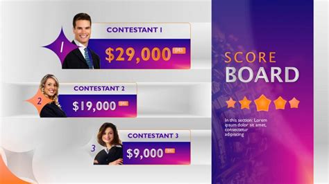 Creative Game Show Template Free Powerpoint Template