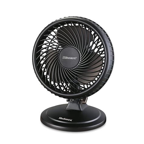 Lil Blizzard 7 Two Speed Oscillating Personal Table Fan Plastic Black Uk Office