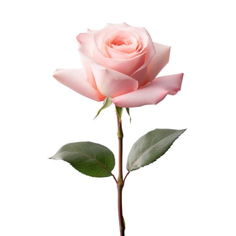 Beautiful Pink Rose On Transparent Background Ai Generated 24984236 Png
