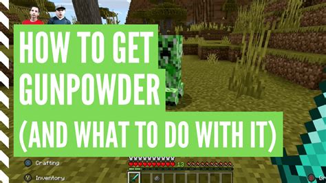 How To Get Gunpowder In Minecraft