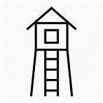 Outpost Camping Icon Tower Lodge Cabin Editor