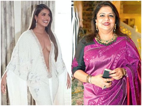 priyanka chopra mother madhu chopra reaction on her cleavage flaunting daring dress in grammy