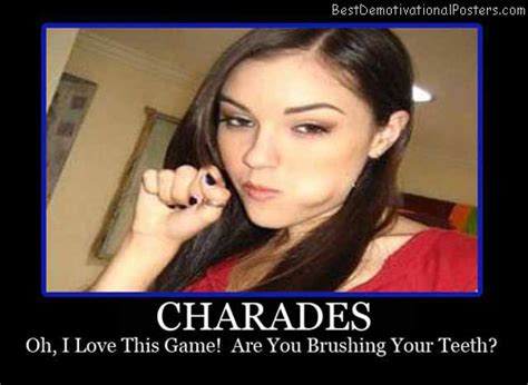 I Love This Game Charades Demotivational Poster