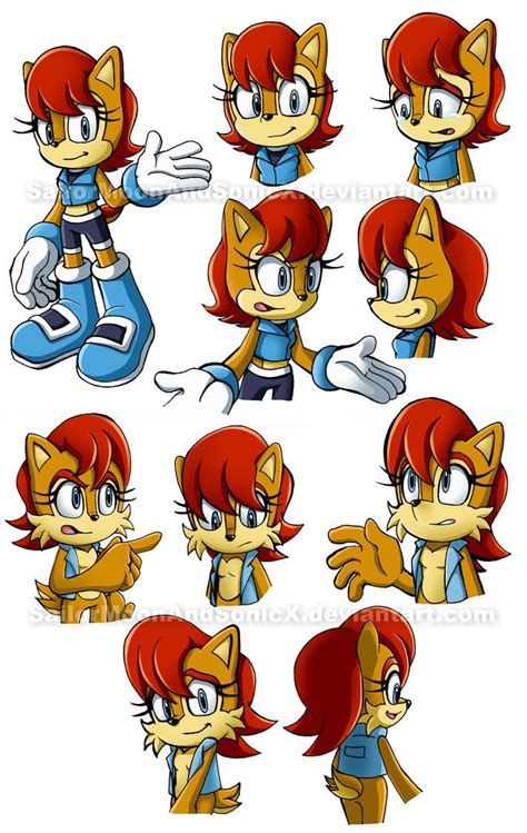Sonic Archie Portfolio Sally Shots By Sailormoonandsonicx On