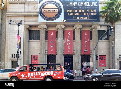 Hollywood Sept 2 2018 Jimmy Kimmel Live Marquee The Tv Studio Is