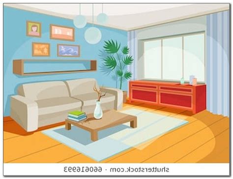 Living Room Cartoon Ide Ruang Tamu Modern Ruang