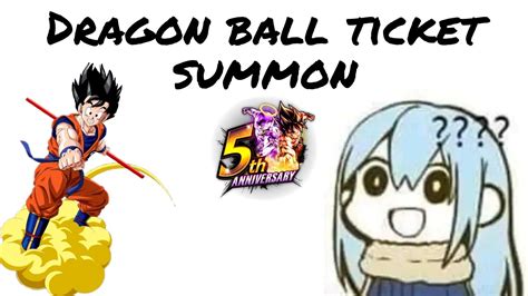 Dragon Ball Legends 5th Anniversary Tickets Summon Dragon Ball Legends