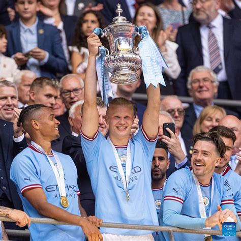 Manchester City Wins Fa Cup Final Xinhua