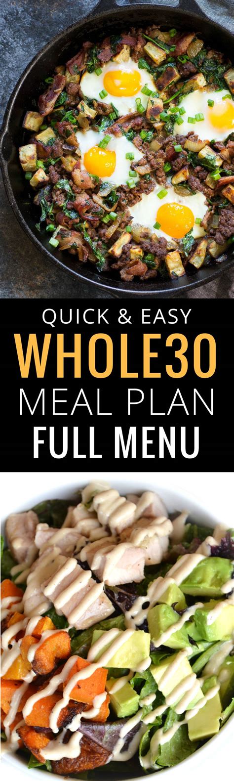 Whole30 Meal Plan The Movement Menu