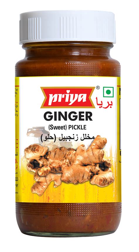 Priya Sweet Ginger Pickle In Oil 300 Gr Wholesale Tradeling