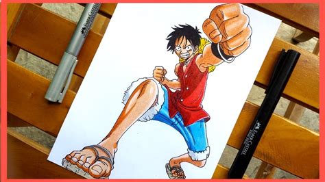 Como Desenhar O Luffy One Piece YouTube