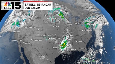 Real Time Satellite Weather Map Map