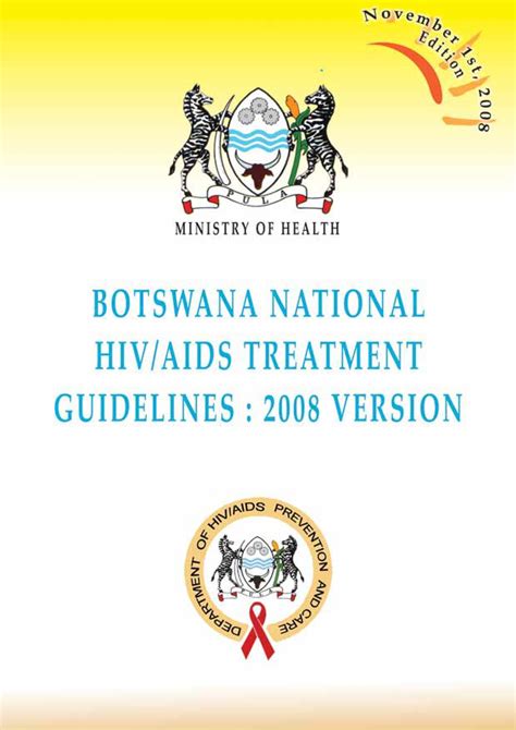 botswana national hiv aids treatment guidelines 2008 version by john snow inc issuu