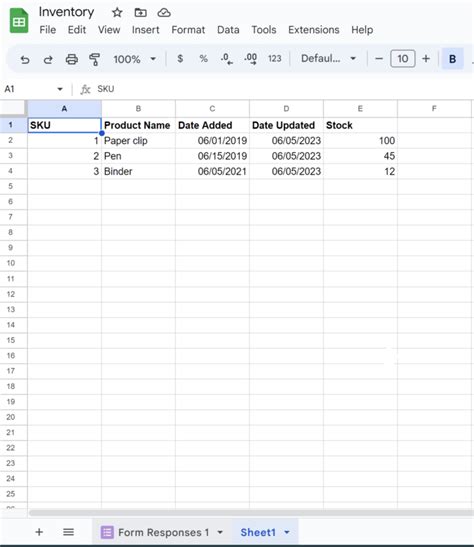 How to use Google Forms for inventory management | The Jotform Blog