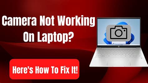 how to fix a camera not working on your laptop [easy fix] youtube
